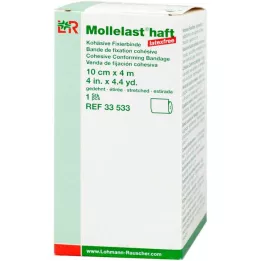 MOLLELAST lateksiton liimasidos 10 cmx4 m valkoinen, 1 kpl
