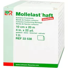 MOLLELAST lateksiton liimasidos 10 cmx20 m valkoinen, 1 kpl