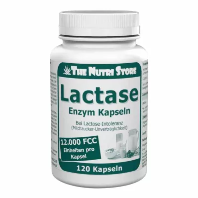 LACTASE 12 000 FCC Entsyymikapselit, 120 kpl