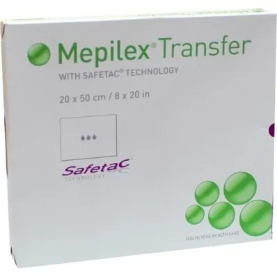 MEPILEX Siirtovaahtosidos 20x50 cm steriili, 4 kpl