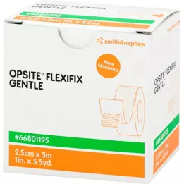 Opsite Flexifix hellävarainen 2,5 cm x 5 m side, 1 kpl