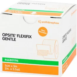 OPSITE Flexifix hellävarainen 5 cmx5 m sidos, 1 kpl