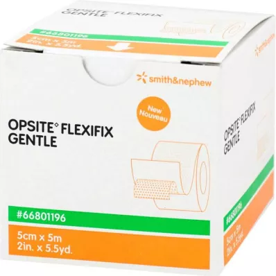 OPSITE Flexifix hellävarainen 5 cmx5 m sidos, 1 kpl OPSITE Flexifix hellävarainen 5 cmx5 m sidos, 1 kpl