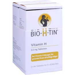 BIO-H-TIN H-vitamiini 2,5 mg 2x12 viikon ajan tbl, 2X84 kpl