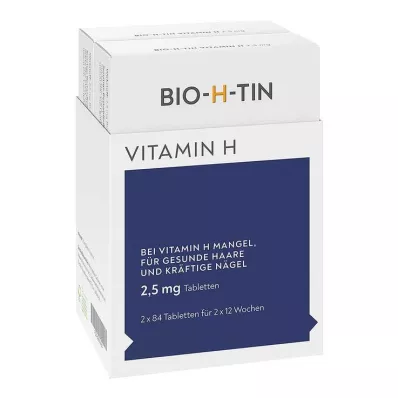 BIO-H-TIN H-vitamiini 2,5 mg tabletit, 2X84 kpl
