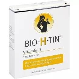 BIO-H-TIN H-vitamiini 5 mg 2 kuukauden tablettia, 30 kpl