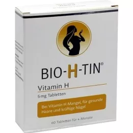 BIO-H-TIN H-vitamiini 5 mg 4 kuukauden tablettia, 60 kpl