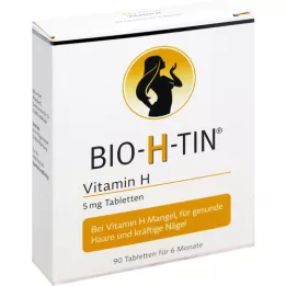 BIO-H-TIN H-vitamiini 5 mg 6 kuukauden tablettia, 90 kpl