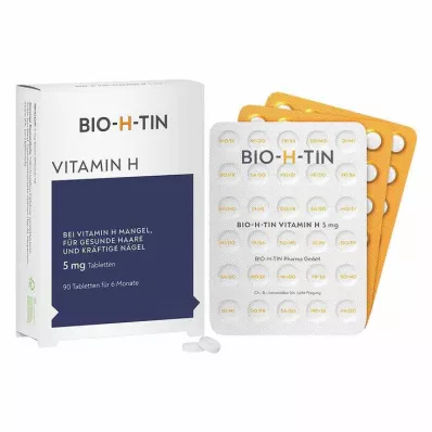 BIO-H-TIN H-vitamiini 5 mg 6 kuukauden tablettia, 90 kpl