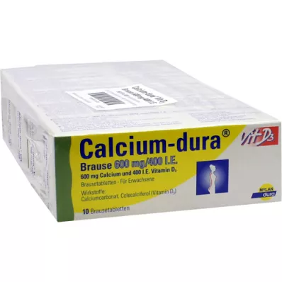 CALCIUM DURA Vit D3 poreileva 600 mg/400 I.U., 50 kpl