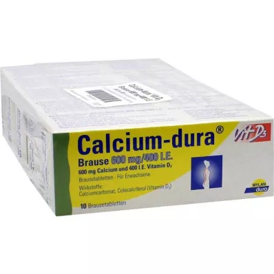 CALCIUM DURA Vit D3 poreileva 600 mg/400 I.U., 50 kpl CALCIUM DURA Vit D3 poreileva 600 mg/400 I.U., 50 kpl