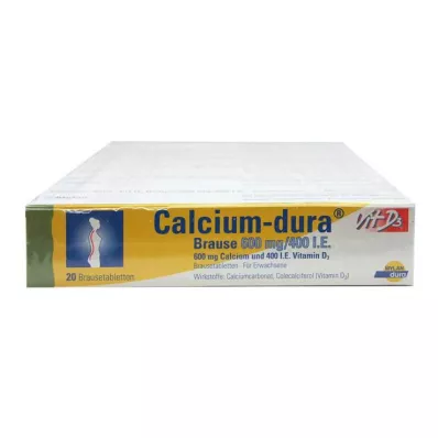 CALCIUM DURA Vit D3 poreileva 600 mg/400 I.U., 120 kpl CALCIUM DURA Vit D3 poreileva 600 mg/400 I.U., 120 kpl