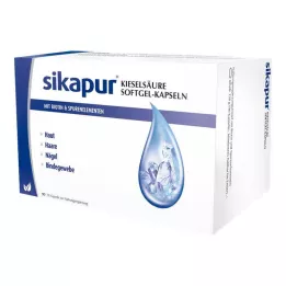 SIKAPUR Piihappopehmytkapseli, jossa on biotiinia, 90 kpl
