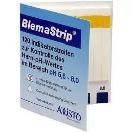 BLEMASTRIP pH 5.6-8.0 testiliuskat, 120 kpl