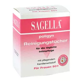 SAGELLA poligyn-puhdistuspyyhkeet intiimihoitoon, 10 kpl