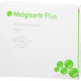 MELGISORB Plus Alginatesidos 10x10 cm steriili, 10 kpl