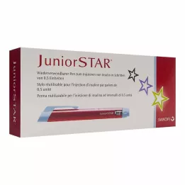 JUNIORSTAR Injektiolaite punainen, 1 kpl