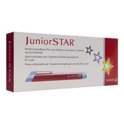 JUNIORSTAR Injektiolaite punainen, 1 kpl