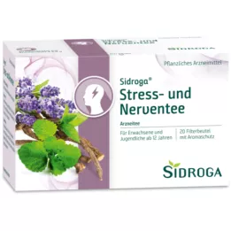 SIDROGA Stressi- ja hermotee suodatinpussi, 20X2.0 g