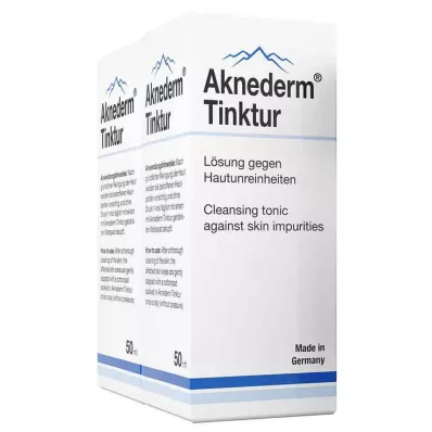 AKNEDERM Tinktuura, 2X50 ml AKNEDERM Tinktuura, 2X50 ml