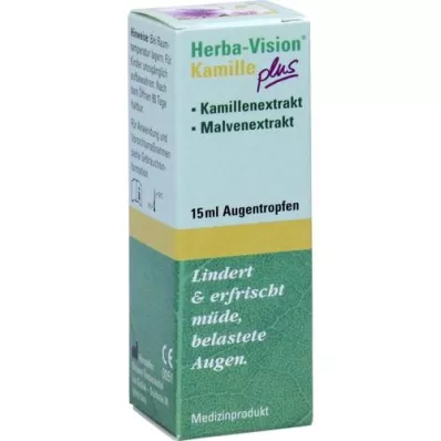 HERBA-VISION Kamomilla plus silmätipat, 15 ml