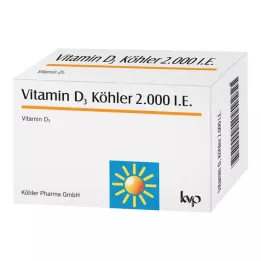 VITAMIN D3 KÖHLER 2 000 I.U. kapselia, 120 kpl