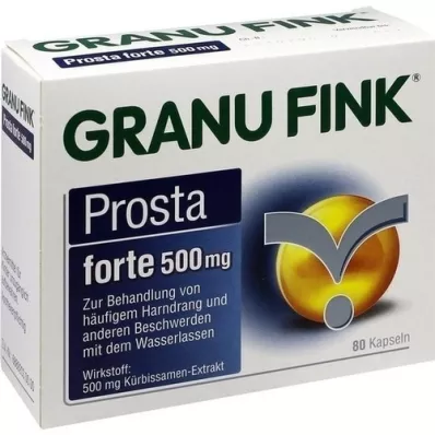 GRANU FINK Prosta forte 500 mg kovat kapselit, 80 kpl