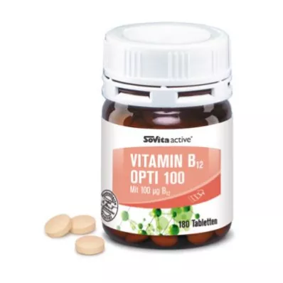 Sovita aktiivinen B12-vitamiini Opti 100 (180 kpl) Sovita aktiivinen B12-vitamiini Opti 100 (180 kpl)