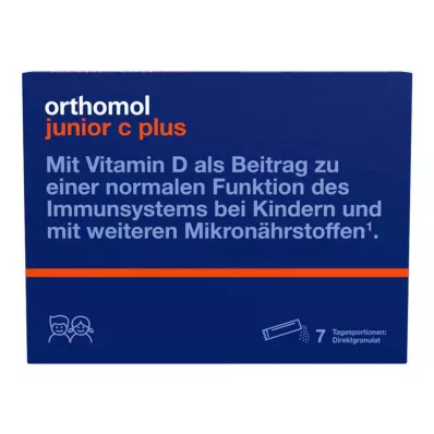 Orthomol Junior C plus rakeet, 7 kpl