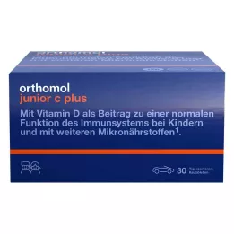 ORTHOMOL Junior C plus purutabletti mandariini/oranssi, 30 kpl
