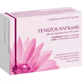 FENIZOLAN Combi 600 mg emättimen ovulum+2% voide, 1 p