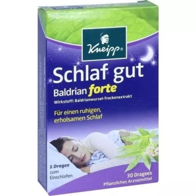 KNEIPP Sleep well valerian forte -tabletit, 30 kpl