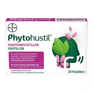 Phytohustil yskää hillitsevät pastillit, 20 kpl Phytohustil yskää hillitsevät pastillit, 20 kpl