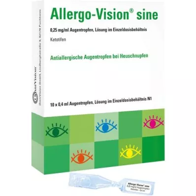 ALLERGO-VISION sine 0,25 mg/ml AT kerta-annoksena, 10X0,4 ml