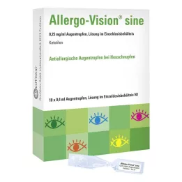 ALLERGO-VISION sine 0,25 mg/ml AT kerta-annoksena, 10X0,4 ml