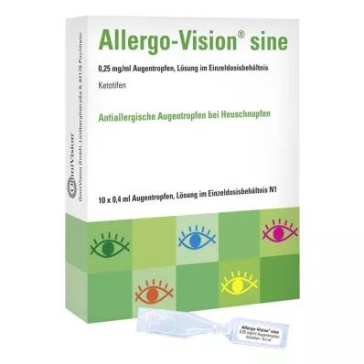 ALLERGO-VISION sine 0,25 mg/ml AT kerta-annoksena, 10X0,4 ml ALLERGO-VISION sine 0,25 mg/ml AT kerta-annoksena, 10X0,4 ml