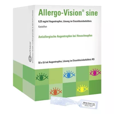 ALLERGO-VISION sine 0,25 mg/ml AT kerta-annoksena, 50X0,4 ml
