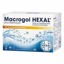 MACROGOL HEXAL sekä elektrolyytit Plv.z.H.e.L.z.E., 30 kpl