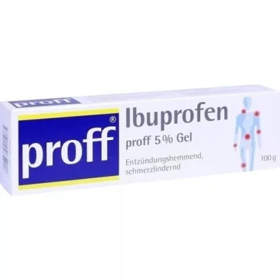 IBUPROFEN proff 5% geeli, 100 g