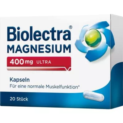 BIOLECTRA Magnesium 400 mg ultra kapselit, 20 kpl