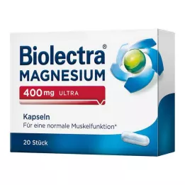 BIOLECTRA Magnesium 400 mg ultra kapselit, 20 kpl
