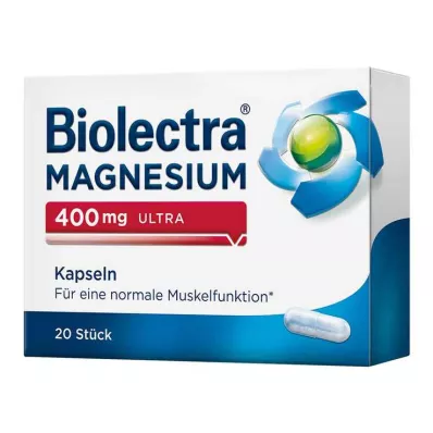 BIOLECTRA Magnesium 400 mg ultra kapselit, 20 kpl