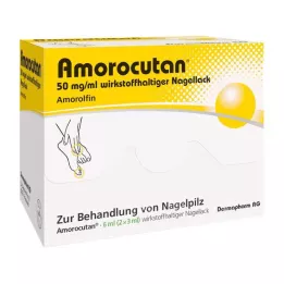 AMOROCUTAN 50 mg/ml vaikuttavaa ainetta sisältävä kynsilakka, 6 ml