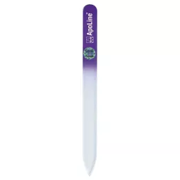 APOLINE Kynsiviila lasi 14 cm violetti, 1 kpl