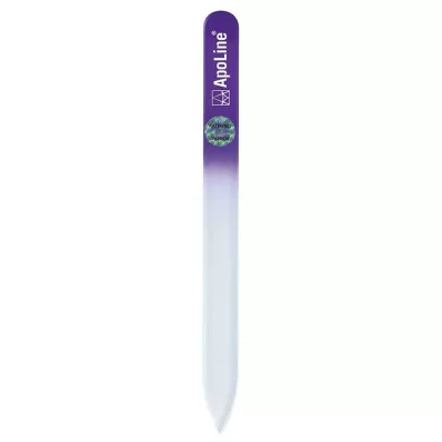 APOLINE Kynsiviila lasi 14 cm violetti, 1 kpl