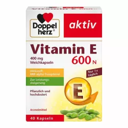 DOPPELHERZ E-vitamiini 600 N pehmeät kapselit, 40 kpl