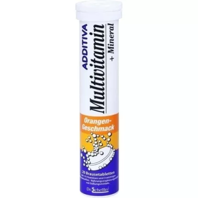 ADDITIVA Multivit. +Mineral Orange R -piristystabletti, 20 kpl