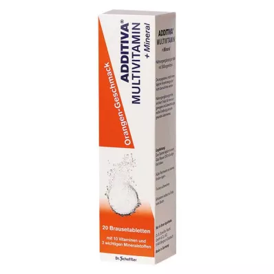 ADDITIVA Multivit. +Mineral Orange R -piristystabletti, 20 kpl