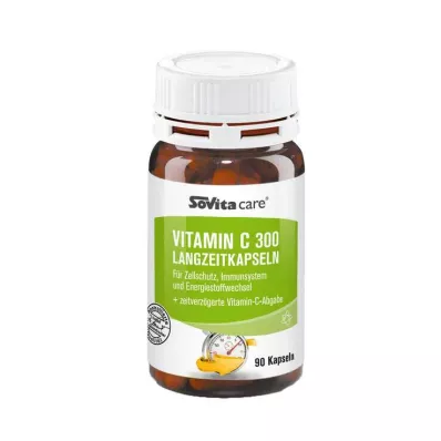 SOVITA CARE C-vitamiini 300 pitkävaikutteista kapselia, 90 kpl