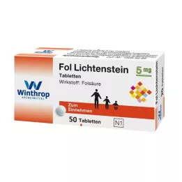 Fol Lichtenstein 5 mg tabletit, 50 kpl